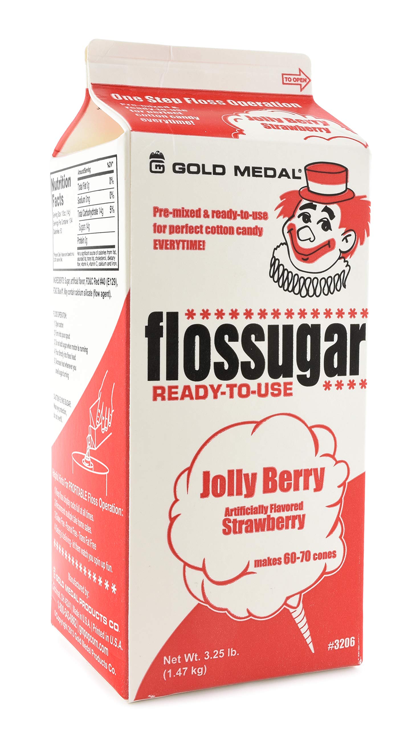 Floss Sugar Strawberry
